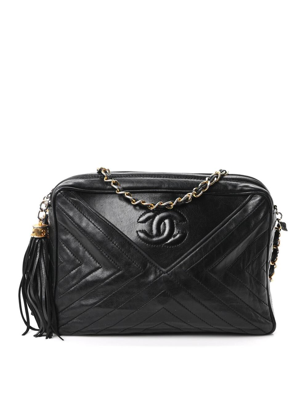 Chanel Lambskin Quilted Cc Tassel #342764C14B